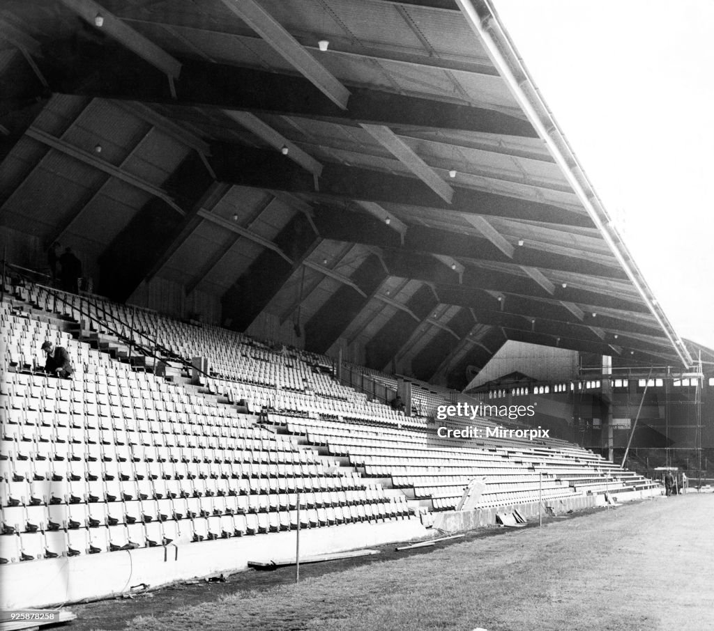 Anfield football stadium,Kemlyn Road stand,1963