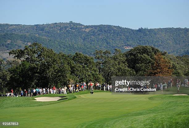 Scenic view of the 6th green during the third round of the Charles Schwab Cup Championship held at Sonoma Golf Club on October 31, 2008 in Sonoma,...