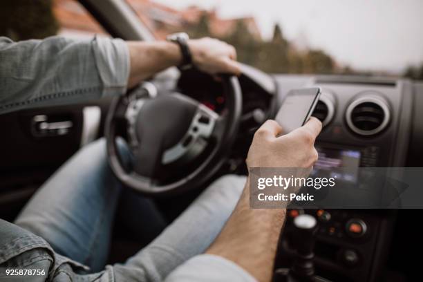 business sms - lenkrad stock-fotos und bilder