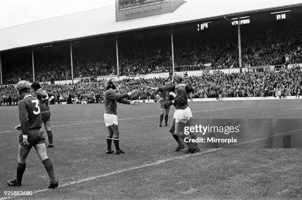 Leicester City 1-0 Liverpool, Charity Shield football match at Filbert Street, Leicester on Saturday 7th August 1971. Arsenal won the double in...