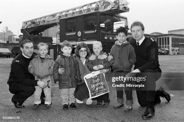 Fire safety competition winners were given a tour of Huddersfield fire station. Two competitions, run by the Early Learning Centre, encouraged...