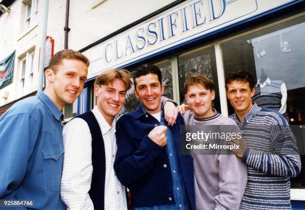 Middlesbrough FC football player Jamie Pollock and brother Christopher who have opened a clothes shop called Classified in Church Road, Stockton....