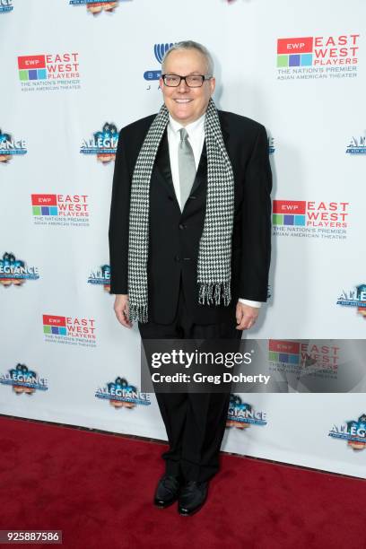 Brad Takei attends the Opening Night Of "Allegiance" at Japanese American Cultural & Community Center on February 28, 2018 in Los Angeles, California.