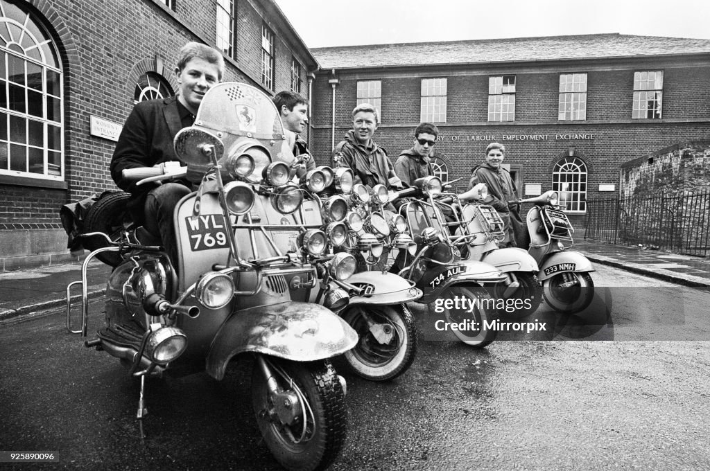 The mods and rockers were two conflicting British youth subcultures ...