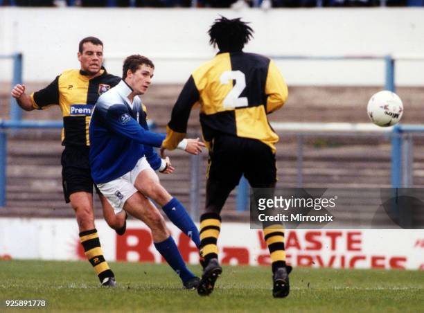 Cardiff 0-0 Cambridge United, League 3 match, Saturday 5th April 1997. Simon Haworth, Cardiff City Football Player, 1995