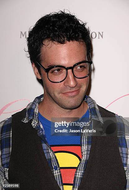 Actor Reid Scott attends Mischief Night 2009 at STK on October 30, 2009 in Los Angeles, California.