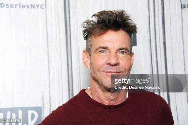 Actor Dennis Quaid visits Build Series to discuss the film 'I Can Only Imagine' at Build Studio on March 1, 2018 in New York City.