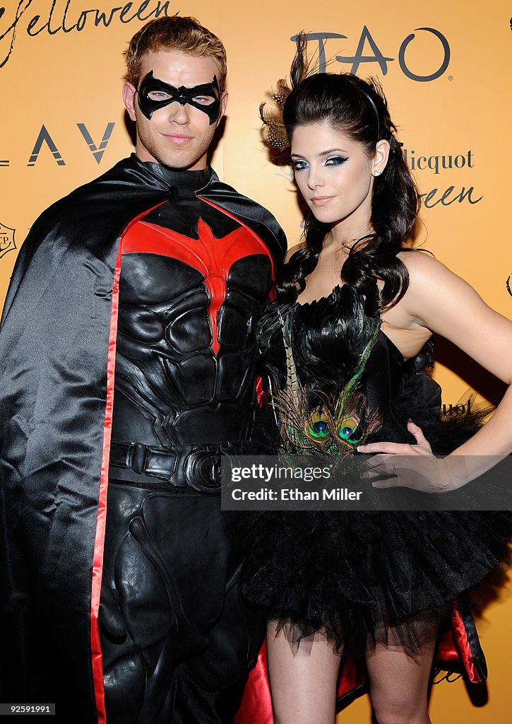 Twilight And True Blood Stars Host At Veuve Clicquot's Yelloween At Tao