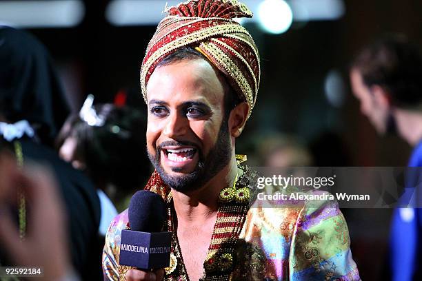 Designer Nick Verreos arrives at Heidi Klum�s 10th Annual Halloween Party Presented by MSN and SKYY Vodka held at the Voyeur on October 31, 2009 in...