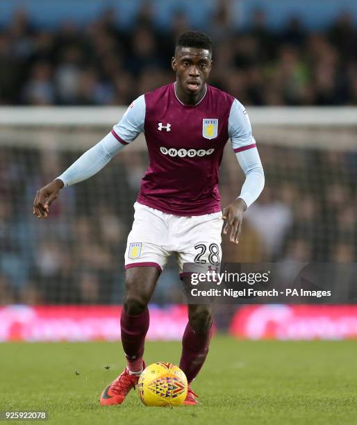 Aston Villa's Axel Tuanzebe