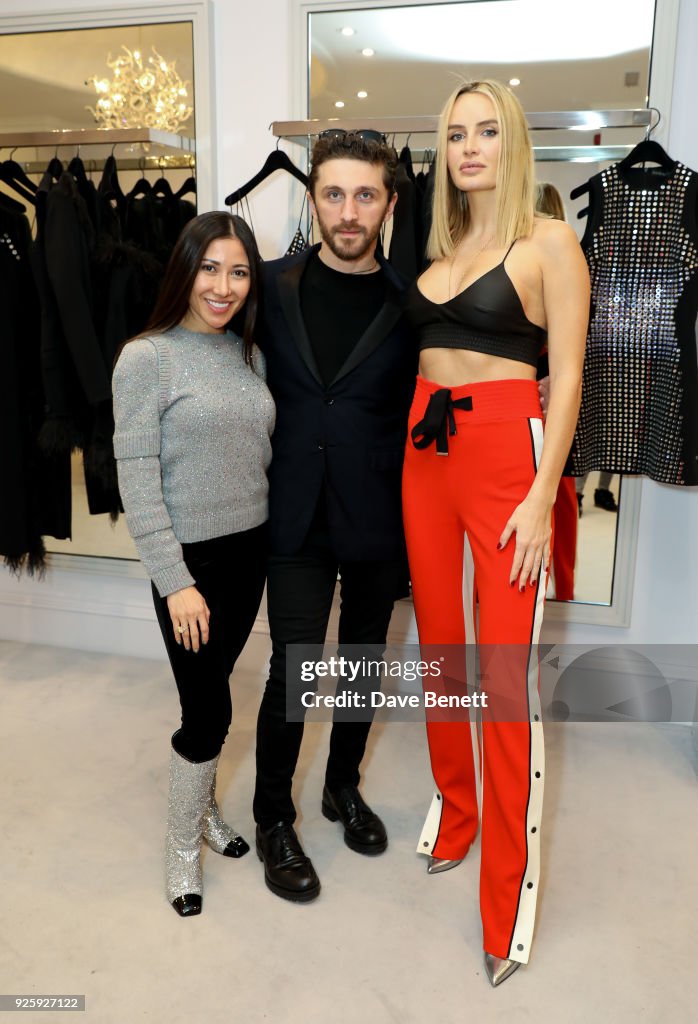 David Koma And Masha Hanson Present David Koma Spring/Summer 2018 Collection At 29 Lowndes