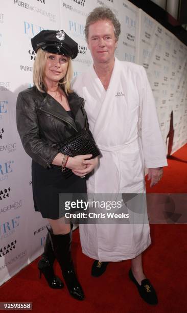 Kathy Hilton and Rick Hilton attend Pure Nightclub on October 31, 2009 in Las Vegas, NV.