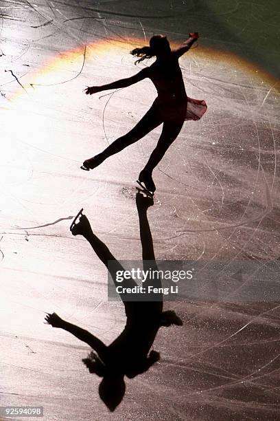 Rachael Flatt of USA performs during the Cup of China ISU Grand Prix of Figure Skating 2009 at Beijing Capital Gymnasium on November 1, 2009 in...
