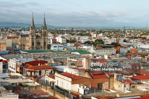 cityscape, salta, salta province, argentina - salta argentina fotografías e imágenes de stock