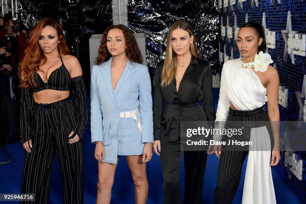 Jesy Nelson, Jade Thirlwall, Perrie Edwards and Leigh-Anne Pinnock of Little Mix attend The Global Awards, a brand new awards show hosted by Global,...