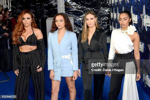 Jesy Nelson, Jade Thirlwall, Perrie Edwards and Leigh-Anne Pinnock of Little Mix attend The Global Awards, a brand new awards show hosted by Global,...