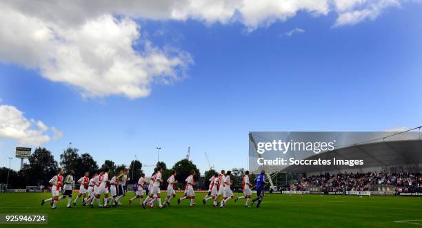 First training Coach Martin Jol of Ajax during the Dutch KNVB Beker match between AZ Alkmaar v Fc Twente at the AFAS Stadium on February 28, 2018 in...