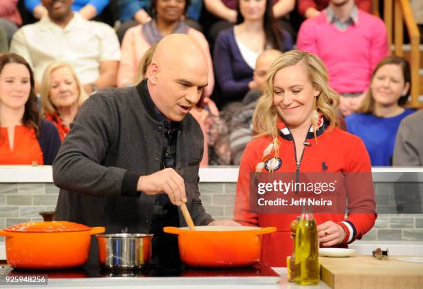 Olympic gold medalist Jamie Anderson was the guest today, Thursday, March 1, 2108 on Walt Disney Television via Getty Images's "The Chew." "The Chew"...