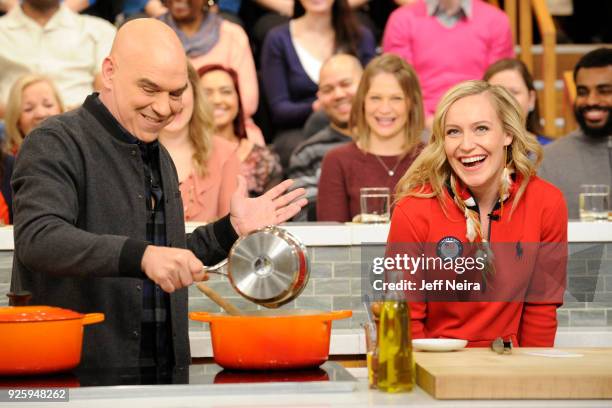 Olympic gold medalist Jamie Anderson was the guest today, Thursday, March 1, 2108 on Walt Disney Television via Getty Images's "The Chew." "The Chew"...