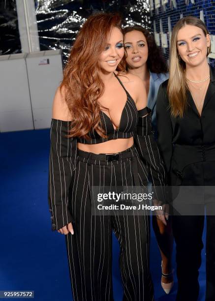 Jesy Nelson, Jade Thirlwall and Perrie Edwards of Little Mix attend The Global Awards, a brand new awards show hosted by Global, the Media &...