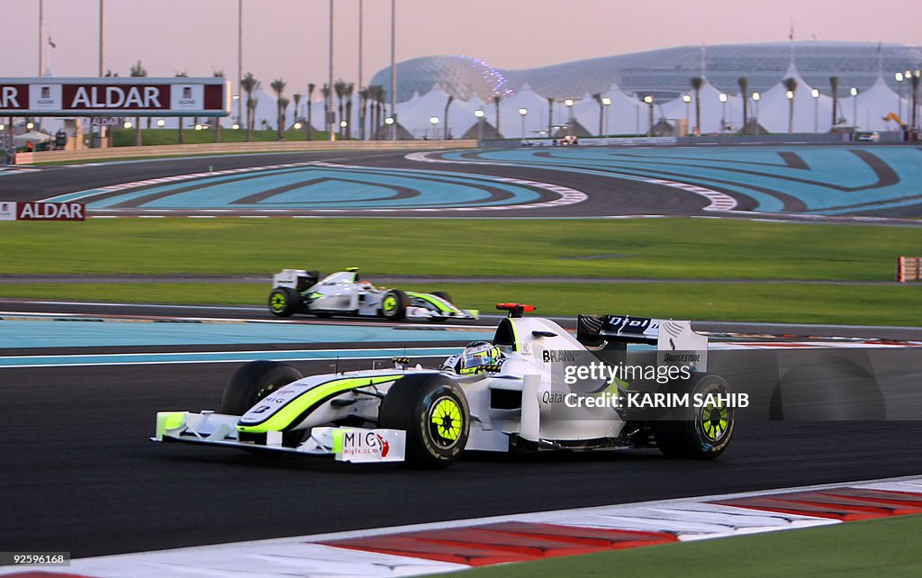 Brawn GP's British driver Jenson Button