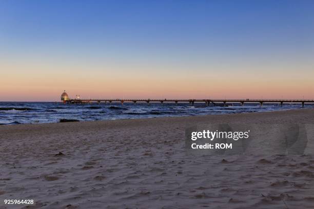 vinetabruecke, submarine gondola, beach, baltic seaside resort zinnowitz, zinnowitz, mecklenburg-western pomerania, germany - zinnowitz stock pictures, royalty-free photos & images