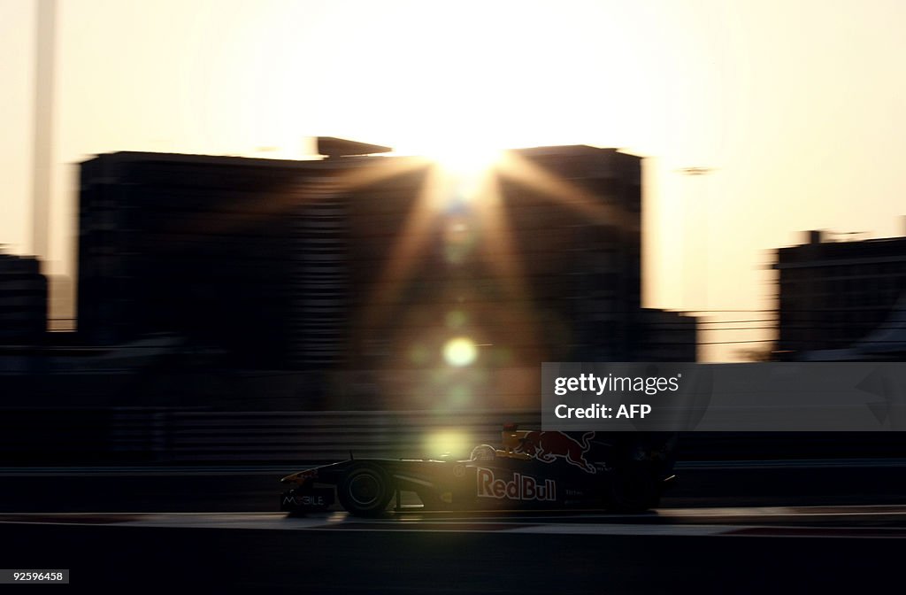 Red Bull's Australian driver Mark Webber