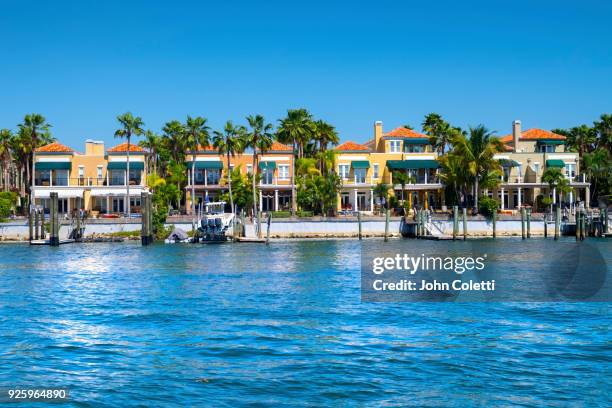 waterfront residences, tampa, florida - tampa florida stock pictures, royalty-free photos & images