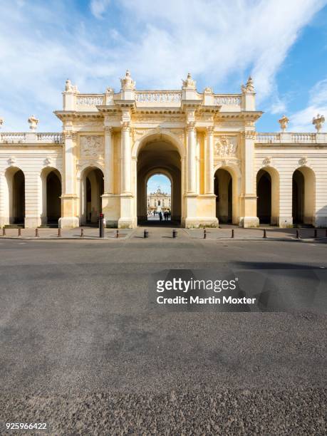 court of appeal of nancy, nancy, meurthe-et-moselle, lorraine, france - driveway gate stock pictures, royalty-free photos & images