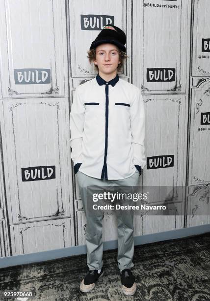 Olympic gold medal winner Red Gerard visits Build Series to discuss 2018 Winter Olympics at Build Studio on March 1, 2018 in New York City.