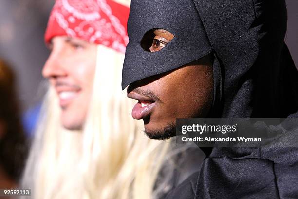 Cisco Adler and Shwayze arrive at Heidi Klum�s 10th Annual Halloween Party Presented by MSN and SKYY Vodka held at the Voyeur on October 31, 2009 in...