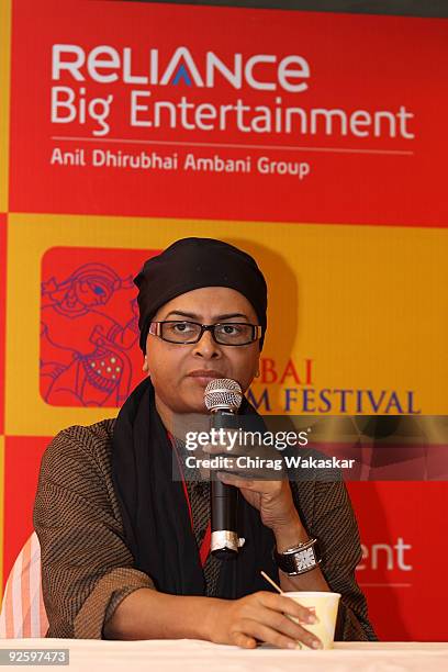 Indian film director Rituparno Ghosh attends the press conference for film Abohomaan during MAMI Film Festival held at Fun Republic on November 1,...