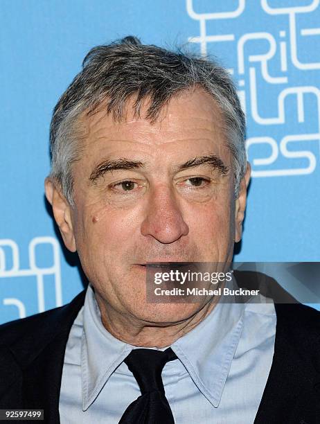 Tribeca Film Festival Co-founder Robert De Niro attends the DTFF Closing Night Ceremony at the Museum of Islamic Art during the 2009 Doha Tribeca...