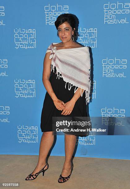 Director Najwa Najjar attends the DTFF Closing Night Ceremony at the Museum of Islamic Art during the 2009 Doha Tribeca Film Festival on November 1,...