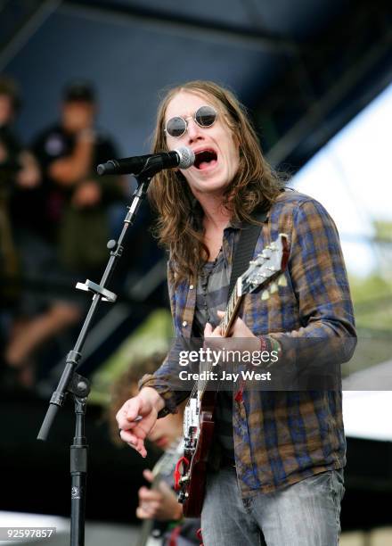 Jaren Johnson of American Bang performs at the 2009 Voodoo Experience at City Park on October 31, 2009 in New Orleans, Louisiana.