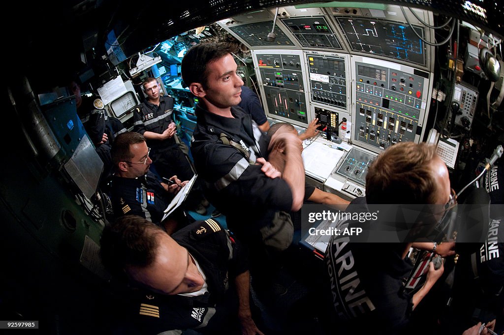 French nuclear submarine "Casabianca" of