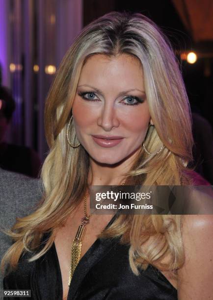 Caprice Bourret attends the PINKTOBER Women Of Rock Charity Concert at the Royal Albert Hall on November 1, 2009 in London, England.