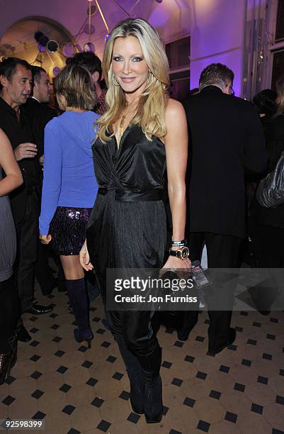 Caprice Bourret attends the PINKTOBER Women Of Rock Charity Concert at the Royal Albert Hall on November 1, 2009 in London, England.