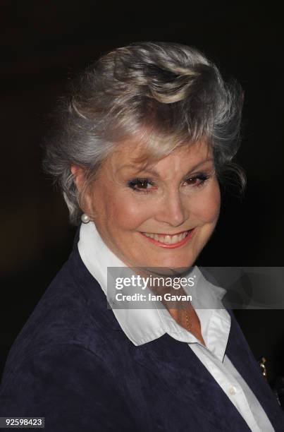 Angela Rippon attends the PINKTOBER Women Of Rock Charity Concert at The Royal Albert Hall on November 1, 2009 in London, England.