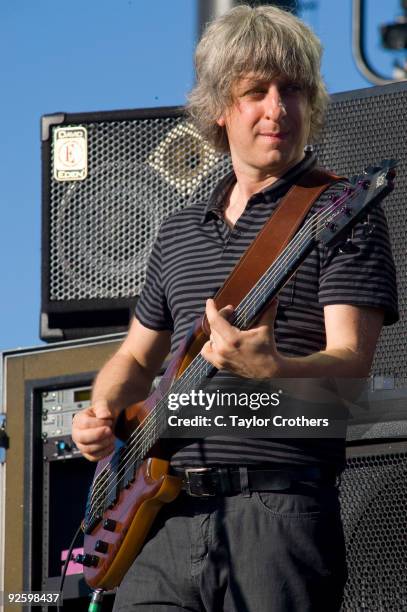 Musician Mike Gordon performs during Phish Festival 8 at The Empire Polo Club on October 31, 2009 in Indio, California.