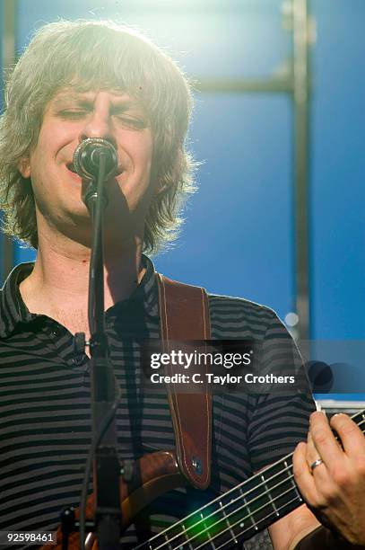 Musician Mike Gordon performs during Phish Festival 8 at The Empire Polo Club on October 31, 2009 in Indio, California.