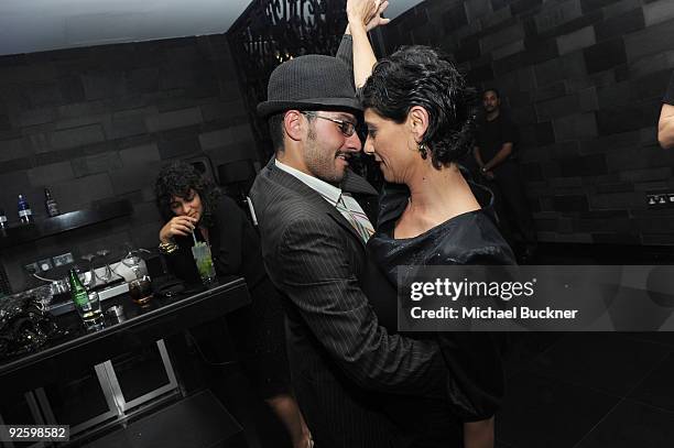 Actress Hiam Abbass attends the DTFF Closing Party at the W Hotel Doha during the 2009 Doha Tribeca Film Festival on November 1, 2009 in Doha, Qatar.