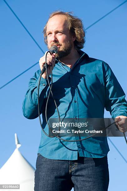 Musician Page McConnell performs during Phish Festival 8 at The Empire Polo Club on October 31, 2009 in Indio, California.