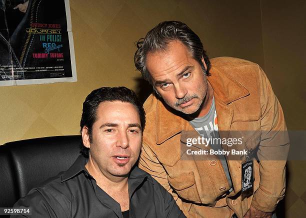 Lawrence Monoson and Clayton Rohner attends the Chiller Theatre Expo at the Hilton Parsippany on October 31, 2009 in Parsippany, New Jersey.