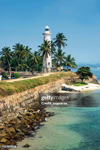 lighthouse, galle, sri lanka - galle stock pictures, royalty-free photos & images