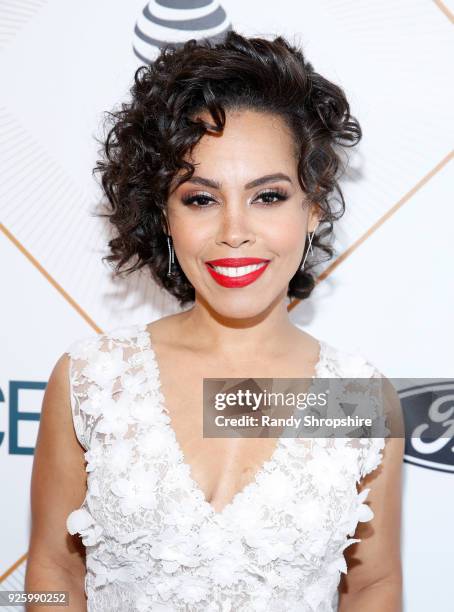 Amirah Vann attends the 2018 Essence Black Women In Hollywood Oscars Luncheon at Regent Beverly Wilshire Hotel on March 1, 2018 in Beverly Hills,...