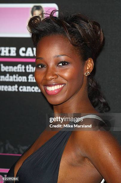 Jamelia attends the PINKTOBER Women Of Rock Charity Concert at Royal Albert Hall on November 1, 2009 in London, England.