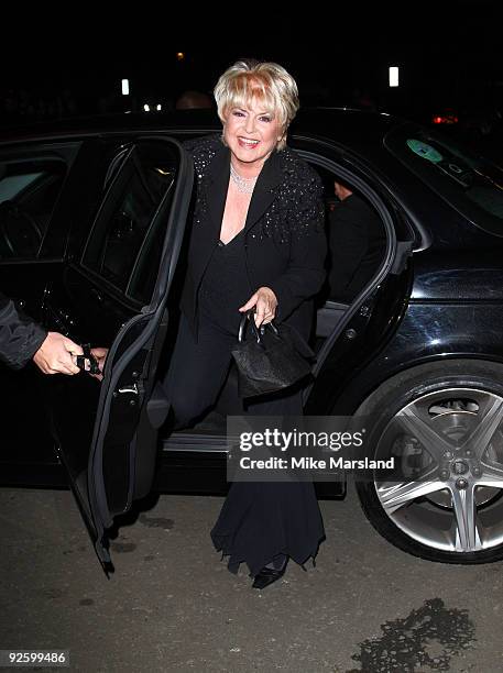 Gloria Hunniford attends the PINKTOBER Women Of Rock Charity Concert at Royal Albert Hall on November 1, 2009 in London, England.