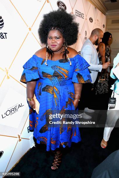 Gabourey Sidibe attends the 2018 Essence Black Women In Hollywood Oscars Luncheon at Regent Beverly Wilshire Hotel on March 1, 2018 in Beverly Hills,...