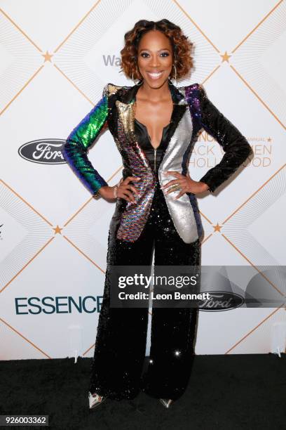 Yvonne Orji attends the 2018 Essence Black Women In Hollywood Oscars Luncheon at Regent Beverly Wilshire Hotel on March 1, 2018 in Beverly Hills,...